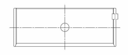 ACL Chev. V8 305-350-400 Race Series Engine Connecting Rod Bearing Set 8B663HD-010 8B663HD-010 Technical Drawing