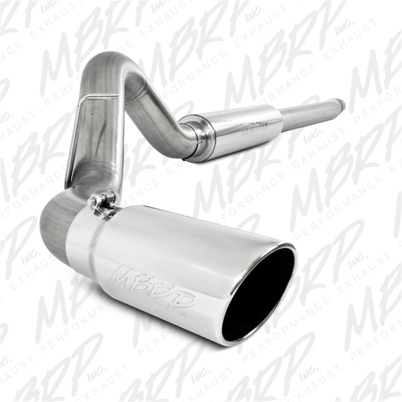 MBRP 11-13 Ford F-250/350/450 6.2L V8 Gas 4in Cat Back Single Side S5246409 Photo - Primary