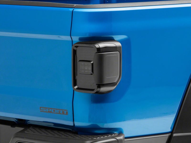 Raxiom 20-23 Jeep Gladiator JT Axial Series LED Tail Lights- Blk Housing (Smoked Lens) JG10568 JG10568 Photo - Close Up