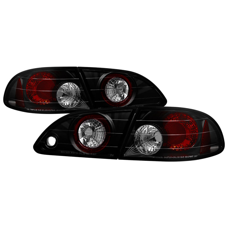 Spyder Toyota Corolla 98-02 Euro Tail Lights Black Smoke ALT-YD-TC98-BSM 5084323 5084323 Photo - Primary