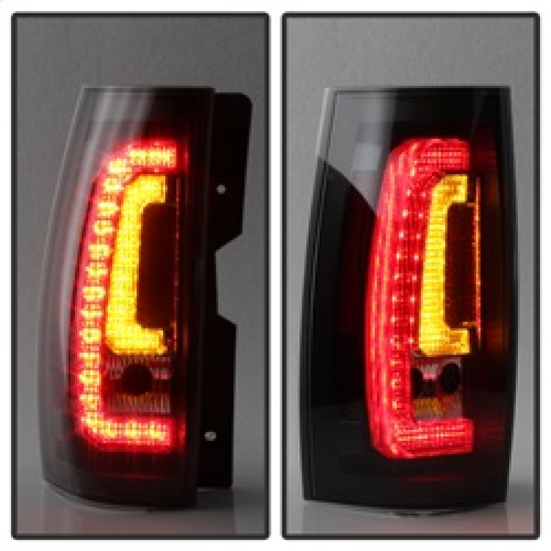 Spyder Chevy Suburban/Tahoe 07-14 V2 - Light Bar LED Tail Lights - Black ALT-YD-CSUB07V2-LED-BK 5083418 5083418 Photo - Unmounted