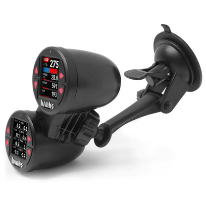 Banks Power Dual Gauge Pod Suction Mount For iDash 1.8 And 52mm Gauges 63344 63344 Photo - out of package