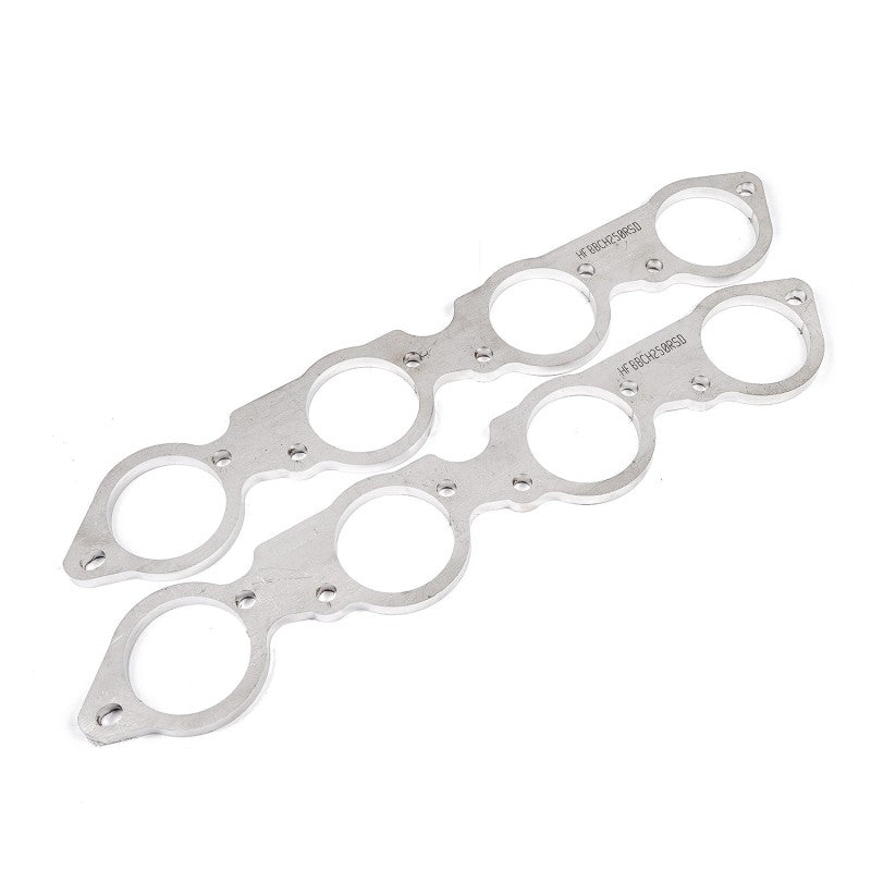 Stainless Works BBC Round Port 304SS Exhaust Flanges 2-3/8in Primaries (Raised Port Heads Only) HFBBCH238RSD HFBBCH238RSD Photo - Primary