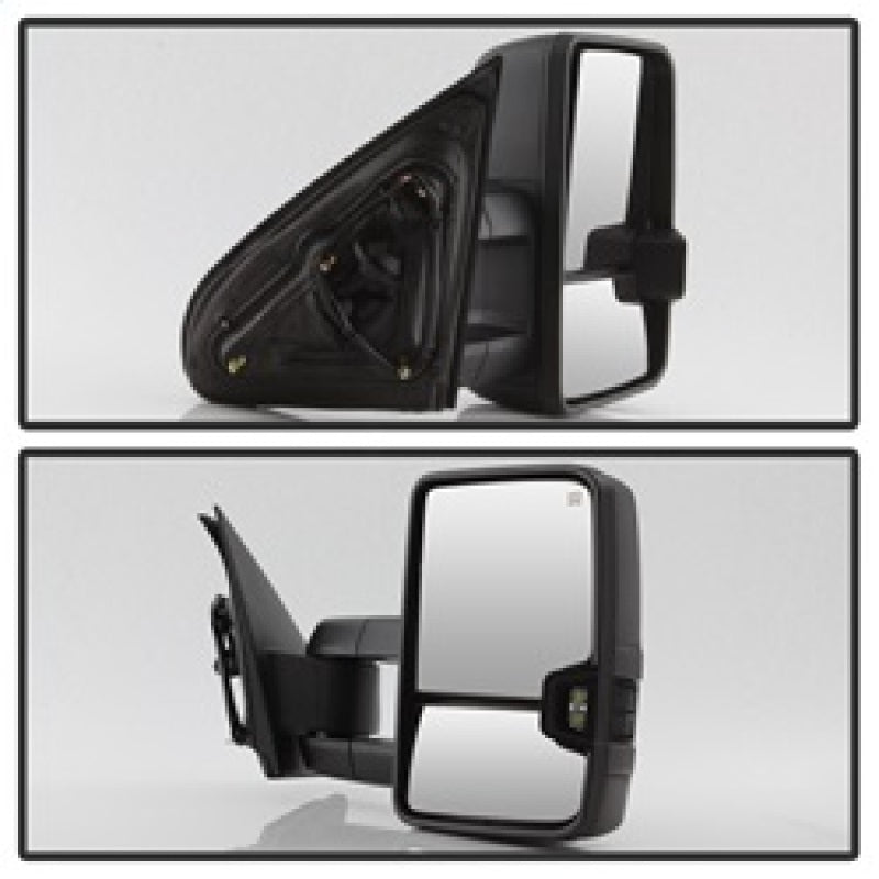 SPYDER xTune Chevy Silverado 14-16 Heated Smoke LED Signal Telescoping Mirrors MIR-CSIL14S-G2-PWH-SM-SET 9936739 9936739 Photo - Unmounted