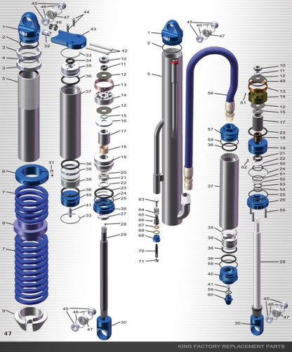 King Shocks 2.5 PR Fitting Ford F150 4x4 25031-001 25031-001 Photo - Primary