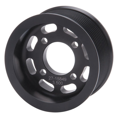 Edelbrock Pulley, Supercharger, Enforcer, 10 Rib, 3.5" Black 15849 Photo - Primary