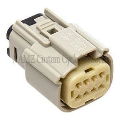 NAMZ 07-23 XL/FX/Road King Main Harness Molex MX-150 8-Pos Female Connector - Gray (HD 72469-07GY) NM-33472-0802 NM-33472-0802 Photo - Primary