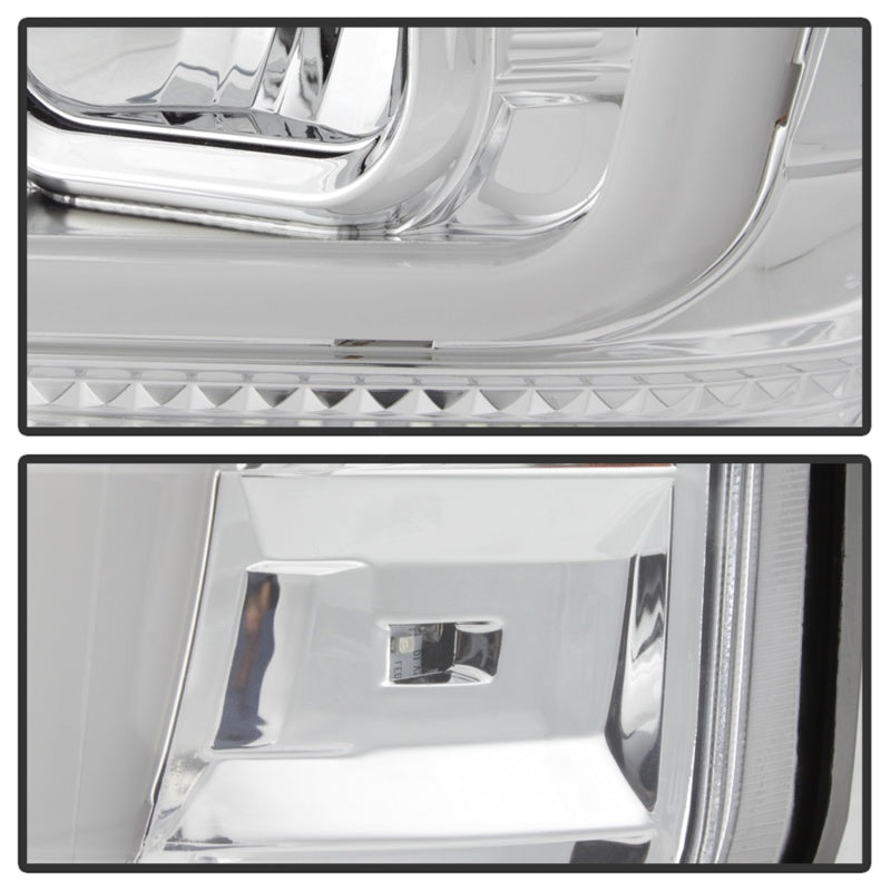 Spyder 08-10 Ford F-250 Ver 2 Proj Headlight - Switch Back Light Bar - Chrome - PRO-YD-FS08V2-SBLB-C 5086211 5086211 Photo - Unmounted