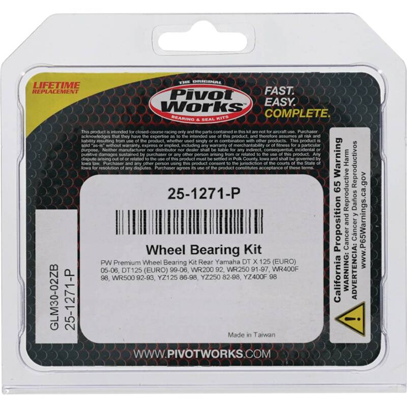 Pivot Works Pw Premium Wheel Bearing 25-1271-P 25-1271-P Photo - Primary