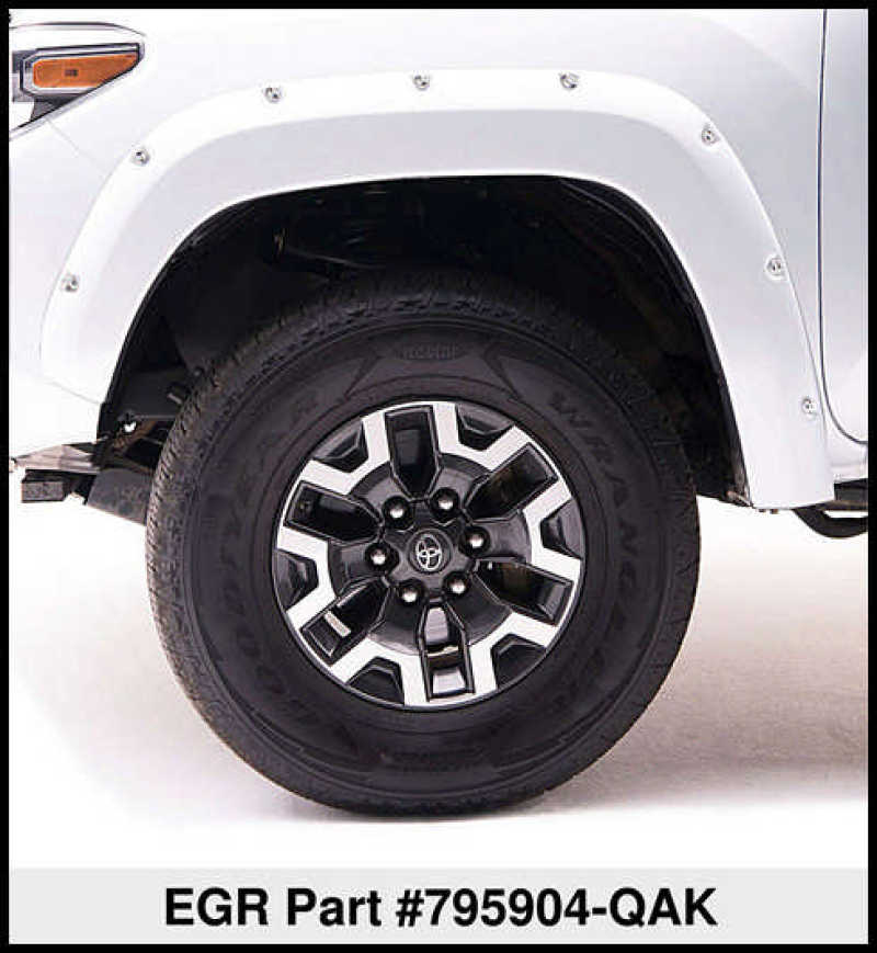 EGR 16+ Nissan Titan XD Bolt-On Look Color Match Fender Flares - Set - Blizzard 795904-QAK 795904-QAK Thumbnail