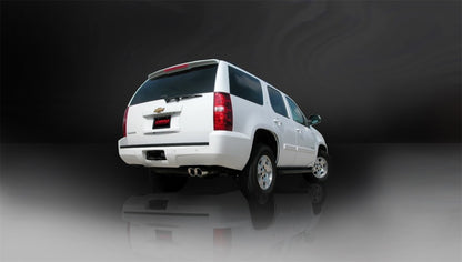 Corsa Performance 09-11 Chevrolet Tahoe 5.3L V8 Polished Sport Cat-Back Exhaust 0W2FY 14912 Photo - Mounted