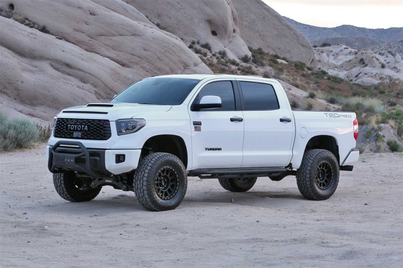 Fabtech 16-19 Toyota Tundra TRD PRO 4WD 4in Perf. System w/DL 2.5 Resi Coilovers & Rear DL Shocks K7078DL K7078DL Photo - Mounted