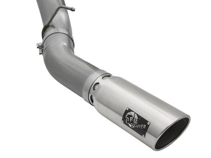 aFe  POWER 49-44081-P Large Bore-HD 5" 409 SS DPF-Back Exhaust System 49-44081-P Photo - Unmounted