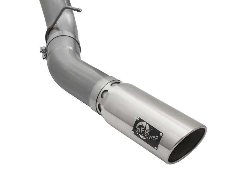aFe  POWER 49-44081-P Large Bore-HD 5" 409 SS DPF-Back Exhaust System 49-44081-P Photo - Unmounted