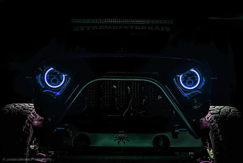 ORACLE Lighting Oracle 7in High Powered LED Headlights - Black Bezel - ColorSHIFT 2.0 5769-333 5769-333 Photo - lifestyle view