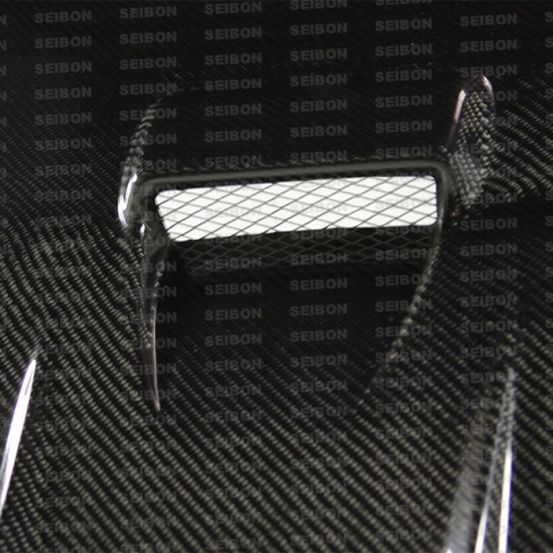 Seibon 08-09 Mitsubishi Lancer Carbon Fiber Hood HD0809MITLAN-DV Photo - Primary