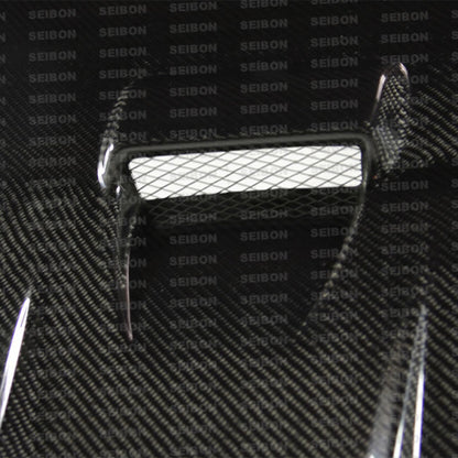 Seibon 08-09 Mitsubishi Lancer Carbon Fiber Hood HD0809MITLAN-DV Photo - Primary
