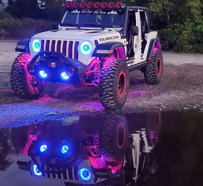 ORACLE Lighting Oracle Bluetooth + RF Underbody Rock Light Kit - 4 PCS - ColorSHIFT 5818-333 5818-333 Photo - lifestyle view