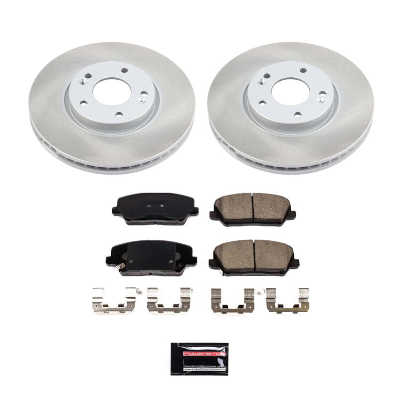 PowerStop Power Stop 17-18 Kia Forte5 Front Semi-Coated Rotor Kit SC7673 SC7673 Photo - Primary