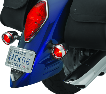 Kuryakyn Deep Dish Bezels With Red Lenses 2269 2269 User 1