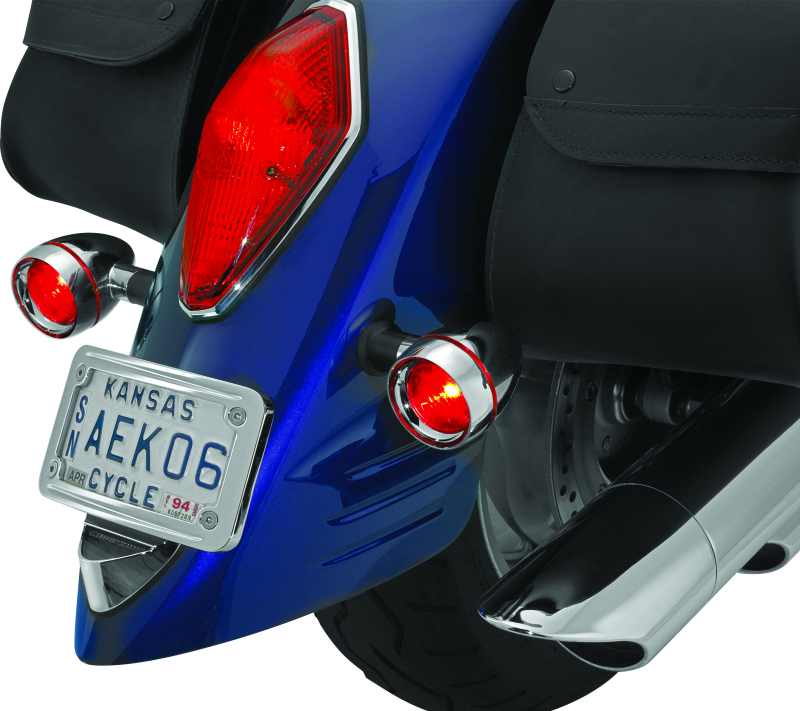 Kuryakyn Deep Dish Bezels With Red Lenses 2269 2269 User 1