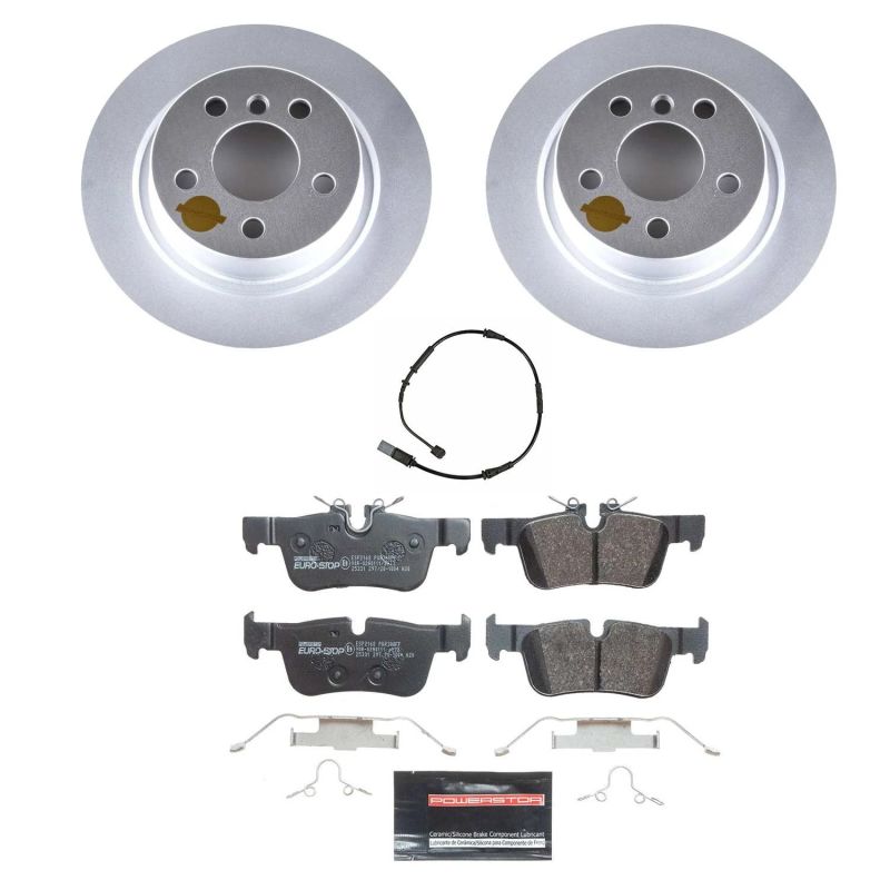 Power Stop 16-19 Mini Cooper Clubman Rear Euro-Stop Brake Kit ESK8111 ESK8111 Photo - Primary