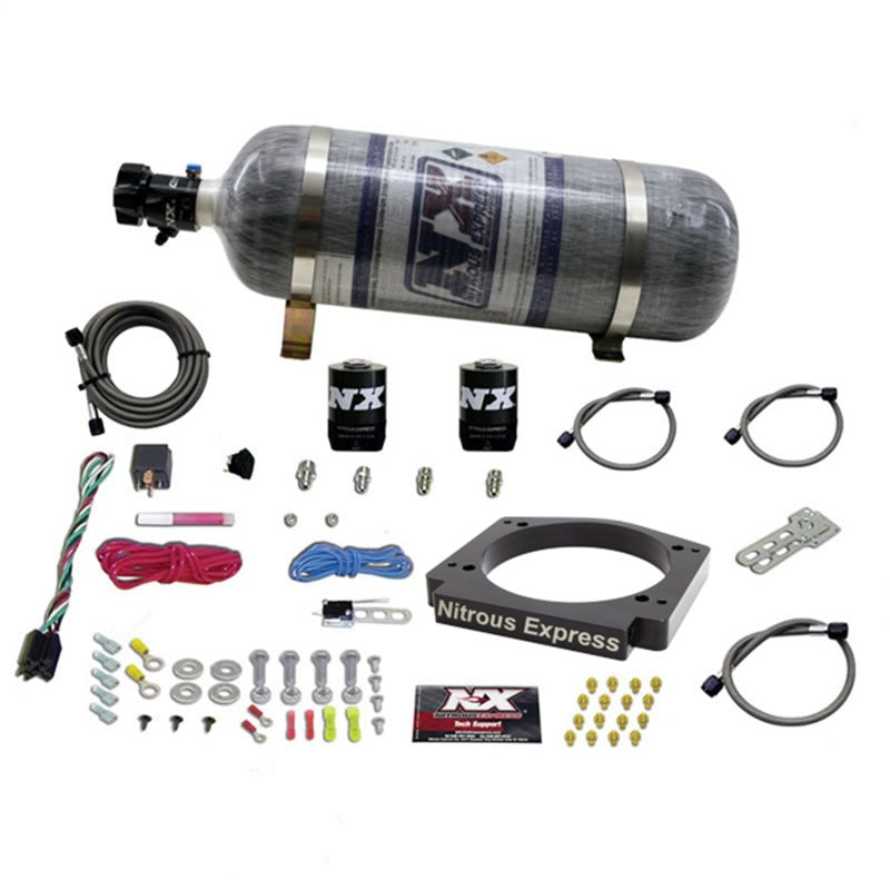Nitrous Express GM LS 112mm Adapter Plate Kit (100-400HP) w/ 12LB Bottle 20917-12 20917-12 Photo - Primary