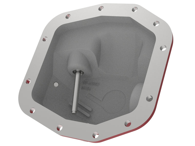 aFe Pro Series Front Differential Cover Red (Dana M186) Jeep Wrangler (JL) 46-71010R Photo - Unmounted