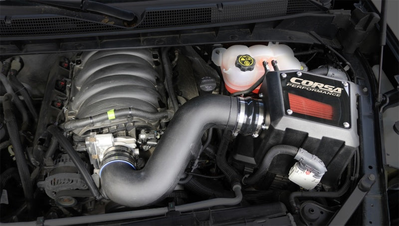 Corsa 2019+ Chevrolet Silverado 6.2L V8 1500 Closed Box Air Intake With DryTech 3D Dry Filter 45954D 45954D Photo - Mounted