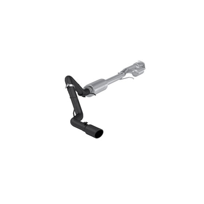 MBRP Black-Coated Aluminized Steel, 3 Cat-Back, Single Side Exit 2019-2024 1500 Silverado/ Sierra 2.7L S5019BLK S5019BLK Photo - Primary