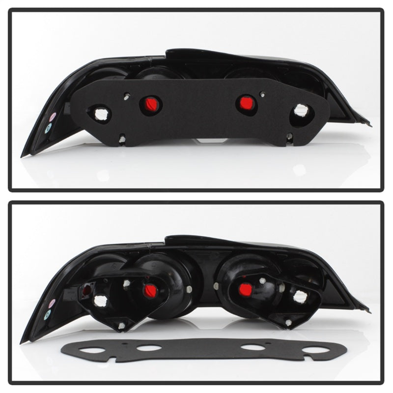 Spyder Acura RSX 02-04 Euro Style Tail Lights Black ALT-YD-ARSX02-BK 5000330 5000330 Photo - Unmounted