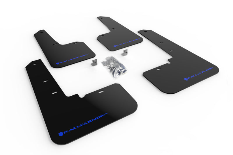 Rally Armor 20+ Subaru Outback UR Black Mud Flap w/ Blue Logo MF66-UR-BLK/BL MF66-UR-BLK/BL Photo - Primary