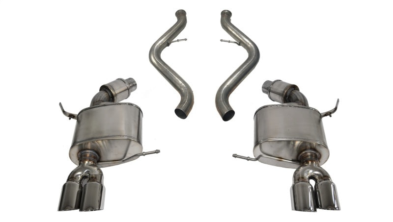 Corsa Performance 08-12 BMW M3 Convertible E93 Polished Sport Cat-Back Exhaust 14568 Photo - Primary