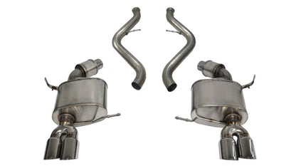 Corsa Performance 08-12 BMW M3 Convertible E93 Polished Sport Cat-Back Exhaust 14568 Photo - Primary