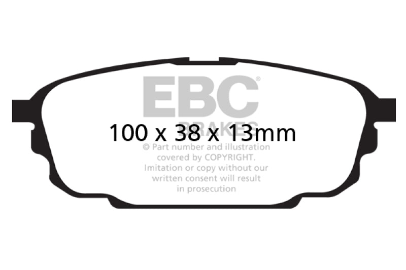 EBC Disc Brake Pad Set DP41700R Photo - Primary