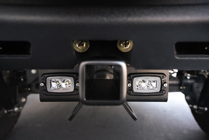 DV8 Offroad 07-21 Jeep Wrangler (JK/JL) Bolt-On Hitch w/ Lights AHJP-01 AHJP-01 Photo - Mounted