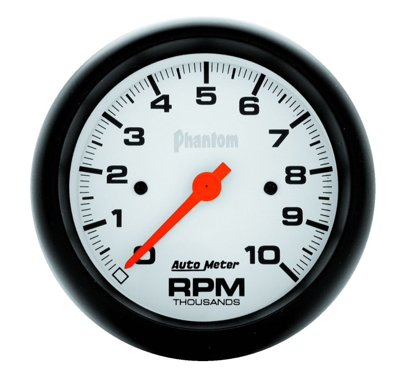 Autometer Gauge, Tachometer, 3 3/8", 10K Rpm, In-Dash, Phantom 5897 Photo - Primary