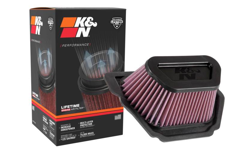 K&N Engineering K&N 20-23 Yamaha YZF R1/M 998 Replacement Air Filter YA-1020 YA-1020 Photo - out of package