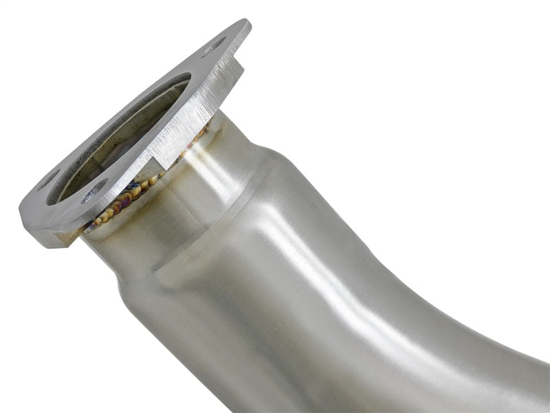 aFe Takeda 3" 304 SS Cat-Back Exhaust w/ Blue Flame Tips 17-18 Honda Civic 49-36616-L Photo - Unmounted