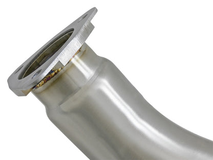 aFe Takeda 3" 304 SS Cat-Back Exhaust w/ Blue Flame Tips 17-18 Honda Civic 49-36616-L Photo - Unmounted