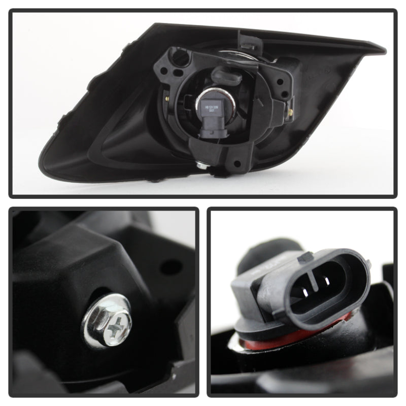 Spyder Mazda 3 2014+ OEM Fog Light w/Switch- Clear FL-MM32014-C 5077776 5077776 User 1