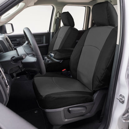 Covercraft 12-16 Ford F250-F350-F450-F550 Endura PrecisionFitFront Row Seat Covers - Charcoal/Blk GTF492ABENCB GTF492ABENCB Photo - Primary