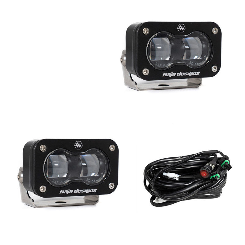 Baja Designs Universal S2 SAE Spot LED (Pair) - Clear 237801 237801 User 1