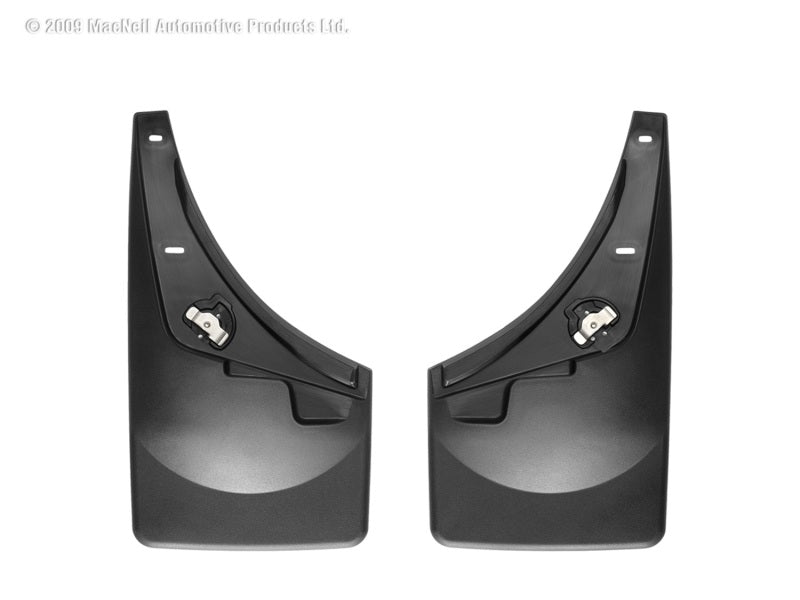 WeatherTech 08-10 Ford F250/350 Superduty No Drill Mudflaps - Black 110009 Photo - Primary