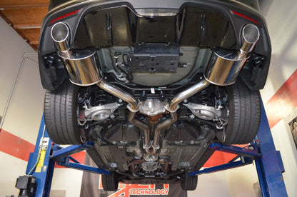 Injen Polished 76mm SS Cat-Back Exhaust 15-17 Ford Mustang GT 5.0L V8 SES9201 Photo - Mounted
