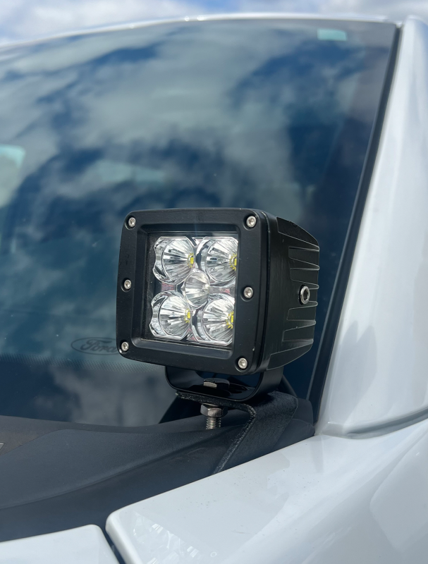Fishbone Offroad 2015+ Ford F150 / 2017+ Raptor Pod Light Bracket - Black FB21353 FB21353 Photo - lifestyle view