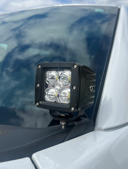 Fishbone Offroad 2015+ Ford F150 / 2017+ Raptor Pod Light Bracket - Black FB21353 FB21353 Photo - lifestyle view
