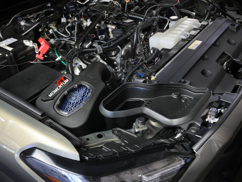 aFe Momentum GT Pro 5R Cold Air Intake System 2024+ Toyota Tacoma L4 2.4L (t) 50-70119R 50-70119R Photo - Mounted