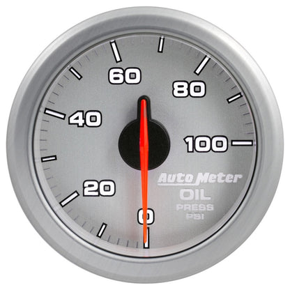 Autometer 2-1/16" Oil Press, 0-100 Psi, Airdrive, Silver 9152-UL User 1