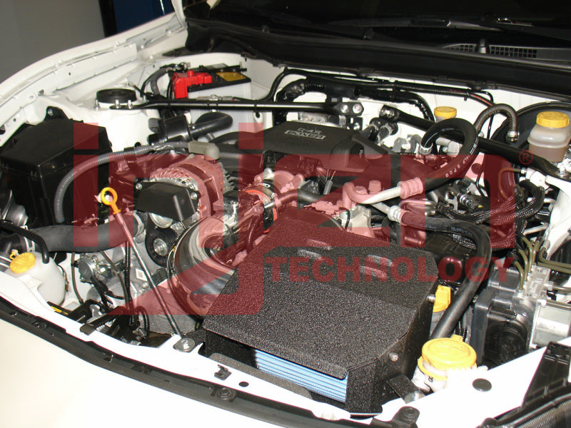 Injen Cold Air Intake Kit FR-S BRZ Wrinkle Black SP1230WB Photo - Mounted